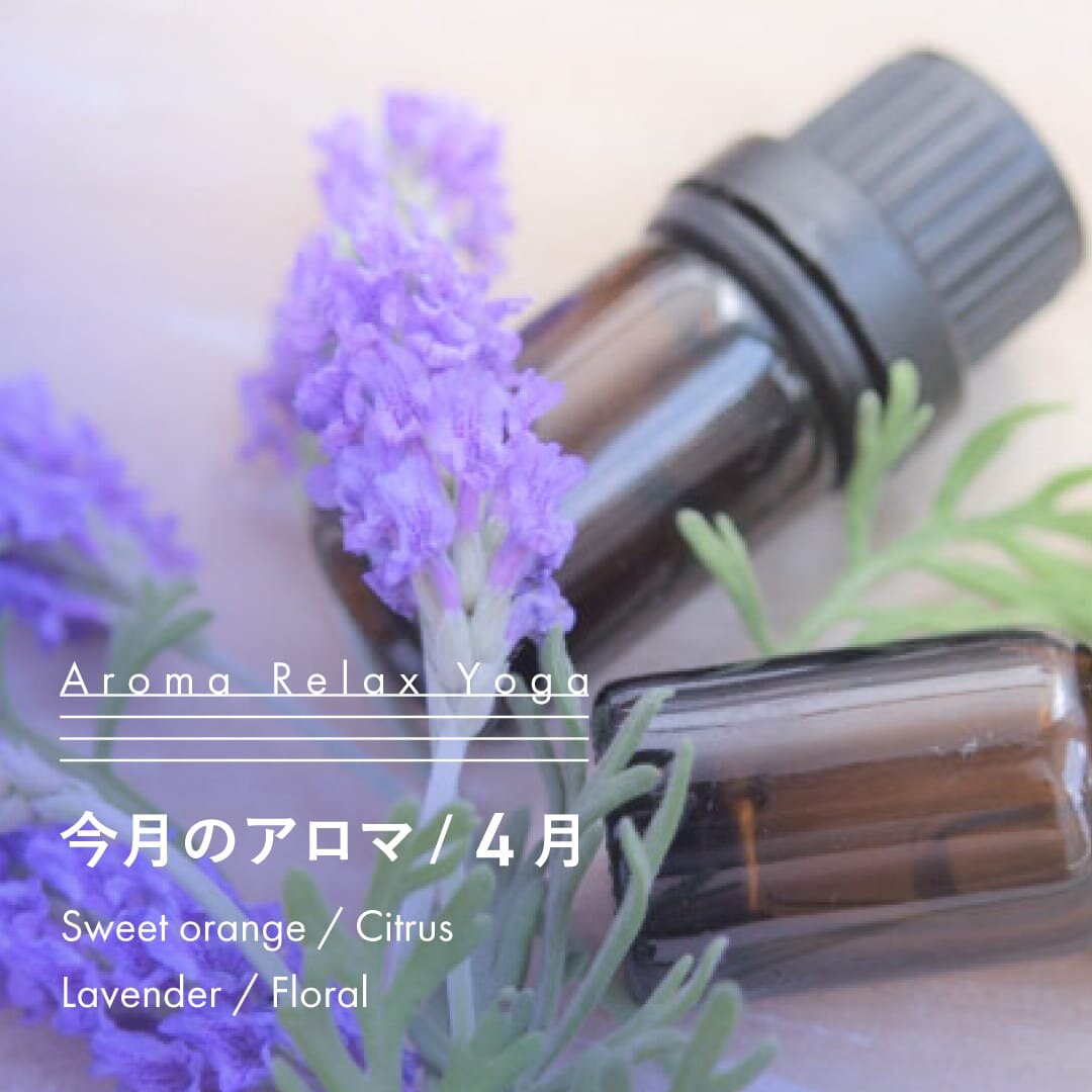 ヨガ教室NOA / アロマリラックスヨガ / 4月のアロマ